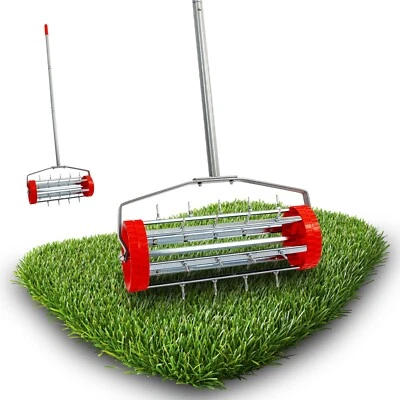 Grafner Rasenlüfter Walze Rasenbelüfter Vertikutierer Kultivator Rasen Garten - Bild 1 von 4