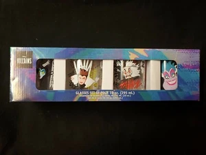 DISNEY VILLANINS - 4 piezas 10 oz Juego de cuatro cristalería Highball - Nuevas gafas de bebida - Imagen 1 de 6
