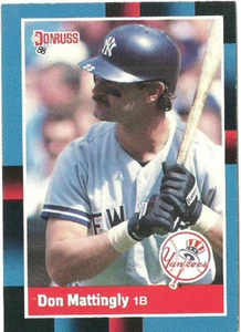 Don Mattingly New York Yankees #217 - Donruss casi nuevo-como nuevo 1988 - Imagen 1 de 2