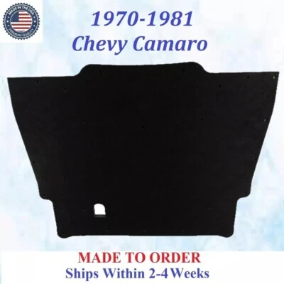 NUEVO 1970-1981 Chevrolet Camaro CAPUCHA AISLAMIENTO GRIS REM #CAM-HIN-045 Foto 1 de 3