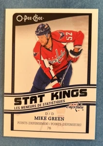 2010-11 O-Pee-Chee Glossy Stat Kings #SK-10 Mike Green Washington Capitals NHL - Picture 1 of 2