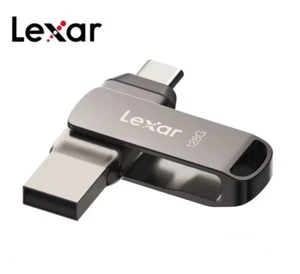 Lexar D400 USB Flash Drive USB 3.1 Type C/A Memory Stick Dual Slot USB Flash - Picture 1 of 4