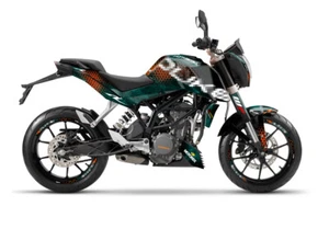 JUEGO DE PEGATINAS GRÁFICAS APTO PARA KTM DUKE 125-200-250-390/2011 - 2019 - KIT DE CALCOMANÍAS - Imagen 1 de 3