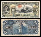 Mexico, 10 Pesos El Banco Nacional de Mexico , M299e. 5-01-1912. #2299751. VF.