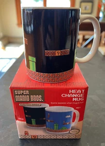 SUPER MARIO BROS COLLECTORS EDITION HEAT CHANGE COFFEE MUG - Picture 1 of 6
