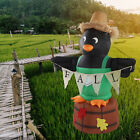 Inflatable Scarecrow Penguin Inflatable Harvest Festival Decoration with LED