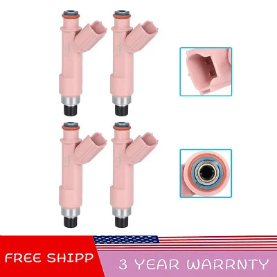 Inyector de combustible 4 piezas FJ1215 apto para Toyota Prius C 2012-2019 1,5 L l4 DOHC Foto 1 de 4