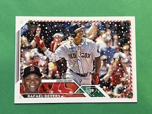 2023 Topps Holiday RAFAEL DEVERS Variation Christmas Tree Lights SSP #H76 Boston - Bild 1 von 2