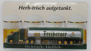 Grell Ho 1/87 Truck Trailer Truck Tanker Mack Auflieger Freiberger Beer Box - Picture 1 of 5