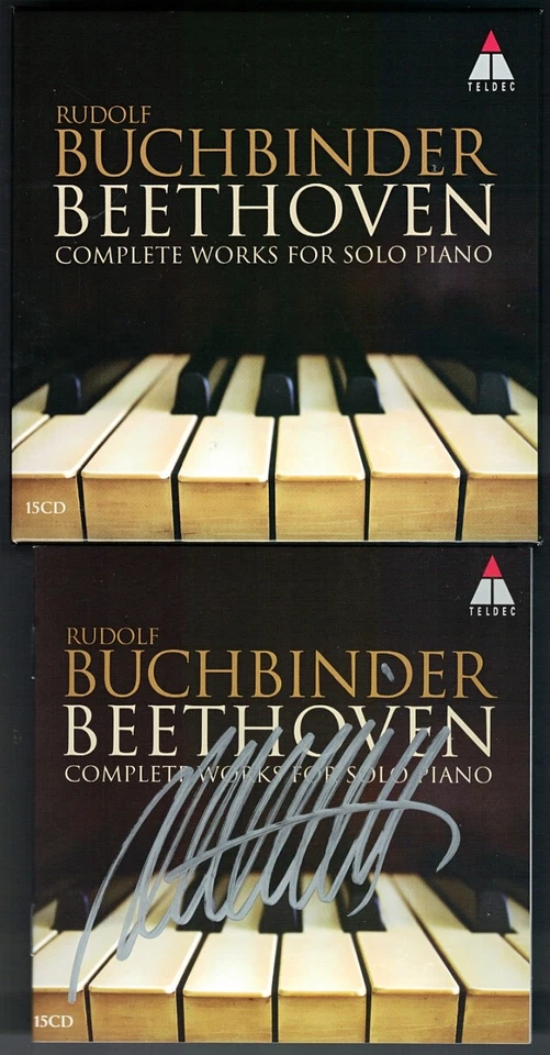Rudolf BUCHBINDER Signiert BEETHOVEN 32 Piano Sonatas Bagatelles Variations 15CD - Bild 1 von 1