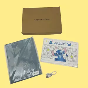 Keyboard & Case for iPad 9th/8th/7th Gen 10.2in Stitch #NO4148 Z48/22 (AR) - Picture 1 of 9