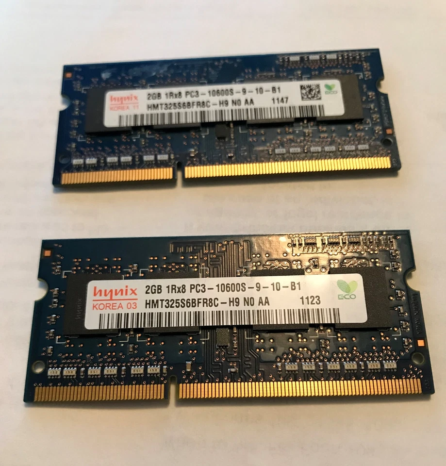6GBHynix (2GBx3) SO-DIMM 1333 MHz PC3-10600 DDR3 SDRAM Memory HMT325S6BFR8C-H9 - Image 1 of 1