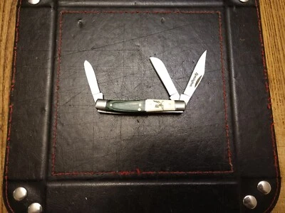 Remington Stockman Folding Knife Bone & Wood Handle 3 Stainless Steel Blades   - Image 1 of 3