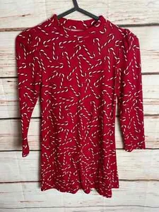 CHRISTMAS DRESS GIRLS 7-8 YEARS A-LINE FESTIVE LONG SLEEVE RED MATALAN 7239 - Picture 1 of 4