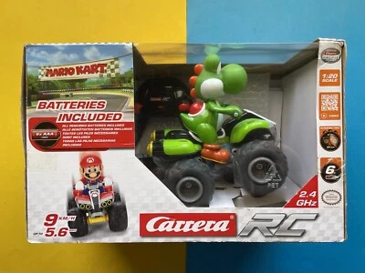 CARRERA Super MARIO Kart YOSHI First RC Auto NINTENDO Go Race BOX Bahn OVP 1:20 - Bild 1 von 4