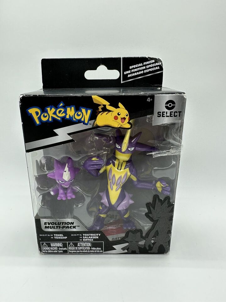 Pokémon Select Evolution Multi-Pack Toxel and Toxtricity Action Figure Set