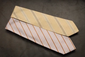 Konvolut zwei Luigi Borrelli Krawatten siebenfach 100% Seide Made in Italy - Bild 1 von 5