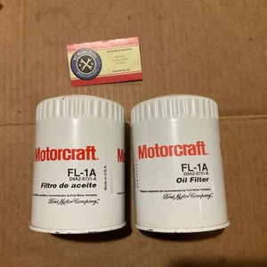 Cantidad: 2 filtros de aceite de motor originales Ford Motorcraft FL-1-A D9AZ6731A FL-1A - Imagen 1 de 3