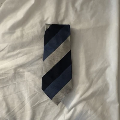 Corbata de cuello vintage de hoy azul 100 % seda para hombre hecha en EE. UU. extra larga " Foto 1 de 4