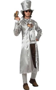 STEAMPUNK CON LICENCIA HOMBRE ESTAÑO MAGO DE OZ ADULTO HOMBRE VESTIDO ELEGANTE DISFRAZ DE HALLOWEEN - Imagen 1 de 2