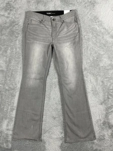 WHBM Outlet Jeans donna 12R grigio vita media stivaletto slim Elyna vintage elasticizzato - Foto 1 di 16