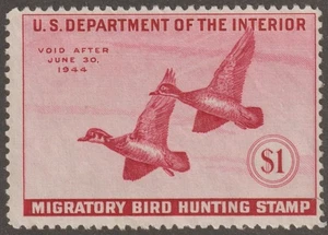 EDSROOM-21131 US RW10 Mint No Gum 1943 Duck Hunting CV$35 - Picture 1 of 1