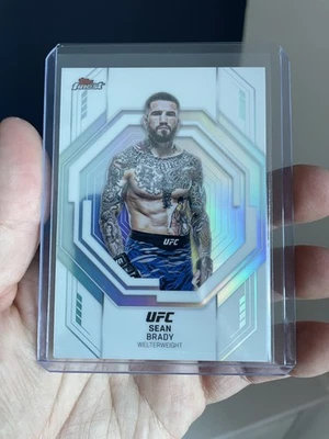Sean Brady Enmarcado En Blanco Inserto SSP - 2025 Topps Finest UFC #FW-24 Foto 1 de 2
