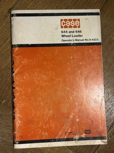 Case 644 & 646 Wheel Loader Operator's Manual No. 9-4323 PB 44 pgs - Picture 1 of 10