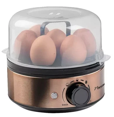 Bestron Eierkocher für 7 Eier Eierbecher 400W weich-, mittelhart- hartgekochte