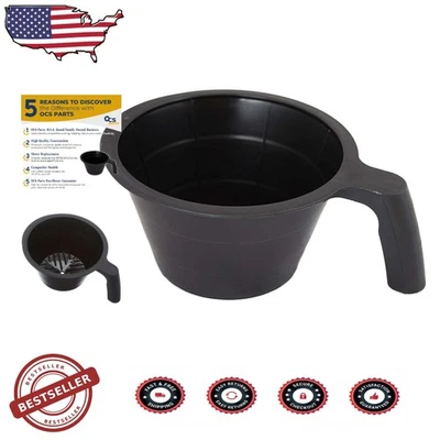 Cesta para preparar café Bunn negra duradera - Ajuste directo BX, BT, GR Series Brewers Foto 1 de 4