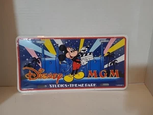 Vintage Disney World MGM Studios License Plate Sealed Mickey Mouse 1990’s  - Picture 1 of 2