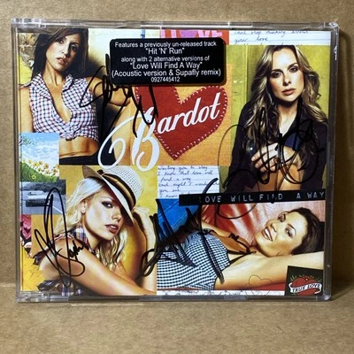 2001 Bardot cd : Love Will Find A Way ~ SIGNED by all 4 band members — 第 1/4 张图片