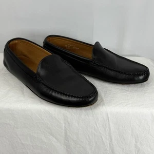 Allen Edmonds Castine Driving Black Leather Loafers Men’s 13 D USA Dress Shoes - Picture 1 of 9