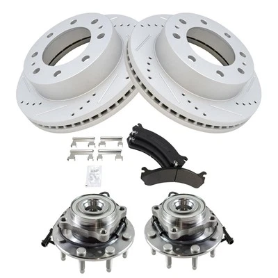 For Chevy Silverado 1500 HD Classic 07 Brake Kit Performance Semi-Metallic Front - Image 1 of 4