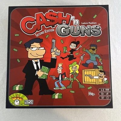 Cash n Guns 2nd Edition Fun Party Board Game - 100% complete - Image 1 of 4