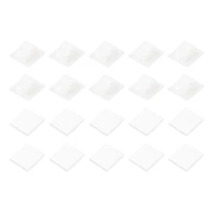 100pcs Adhesive Cable Clips White Wall Cord Management Cable Organization - Afbeelding 1 van 7