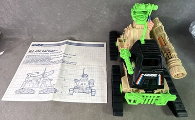 Vehículo Hasbro 1991 GI Joe Patriot ARAH con bandera con manual Foto 1 de 4