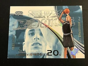 EMANUEL GINOBILI 2002-03 SPx Rookies Level 3 ROOKIE Card #155 Serial #d /2999 RC - Picture 1 of 2