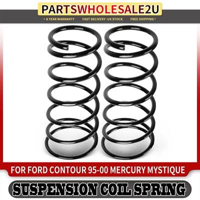 2Pcs Rear Left & Right Coil Spring Set for Ford Contour Mercury Mystique 95-00 - Image 1 of 4