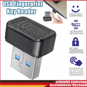 Fingerabdruck Sensor USB Dongle Fingerprint Reader Windows Hello Win 10 11 Neu - Bild 1 von 12