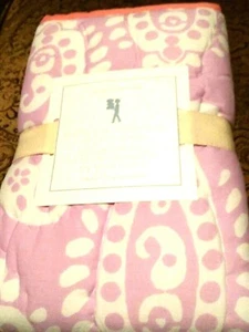 Pottery Barn Kids AVA Paisley Ganztuch gesteppt Standard Schein Flieder Neu in Verpackung - Bild 1 von 3