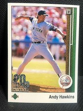 ANDY HAWKINS 2009 Upper Deck (1989) 20th Anniversary BUYBACK Card #708 YANKEES