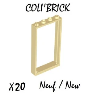 lego 60596 - 20x Cadre porte / Door frame 1x4x6 - Beige / Tan - 40289 Neuf - Picture 1 of 1