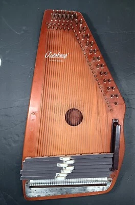 VINTAGE Oscar Schmidt Autoharp 15 Chord 36 String Wooden Harp  - Image 1 of 2