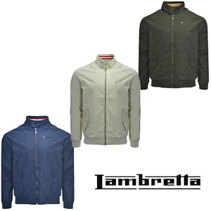 Abrigo ligero para hombre Lambretta Raglan resistente a la ducha de mono clásico - Imagen 1 de 6