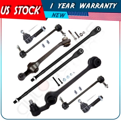 For 1993-1997 Chrysler Intrepid 8Pcs Lower Control Arm Ball Joint Tie Rod End - Image 1 of 4