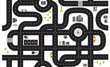 FABRIC Moda ~ 54" ROADTRIP CANVAS FABRIC ~  by the 1/2 yard