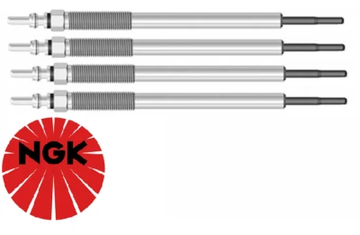 4 X NGK GLOW PLUG FOR MITSUBISHI PAJERO NS 4M41T 3.2L I4 W/ AUTO TRANSMISSION - Image 1 of 2