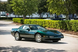 1994 Corvette Convertible c4 green 24 x 36 INCH POSTER, sports car - Picture 1 of 1