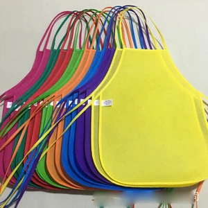 Grembiule antivegetativo per bambini grembiule non tessuto 5 pezzi in stock all'ingrosso bambini - Foto 1 di 28
